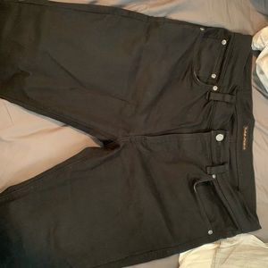 NUDIE JEANS LEAN DEAN EVERBLACK 36/30
